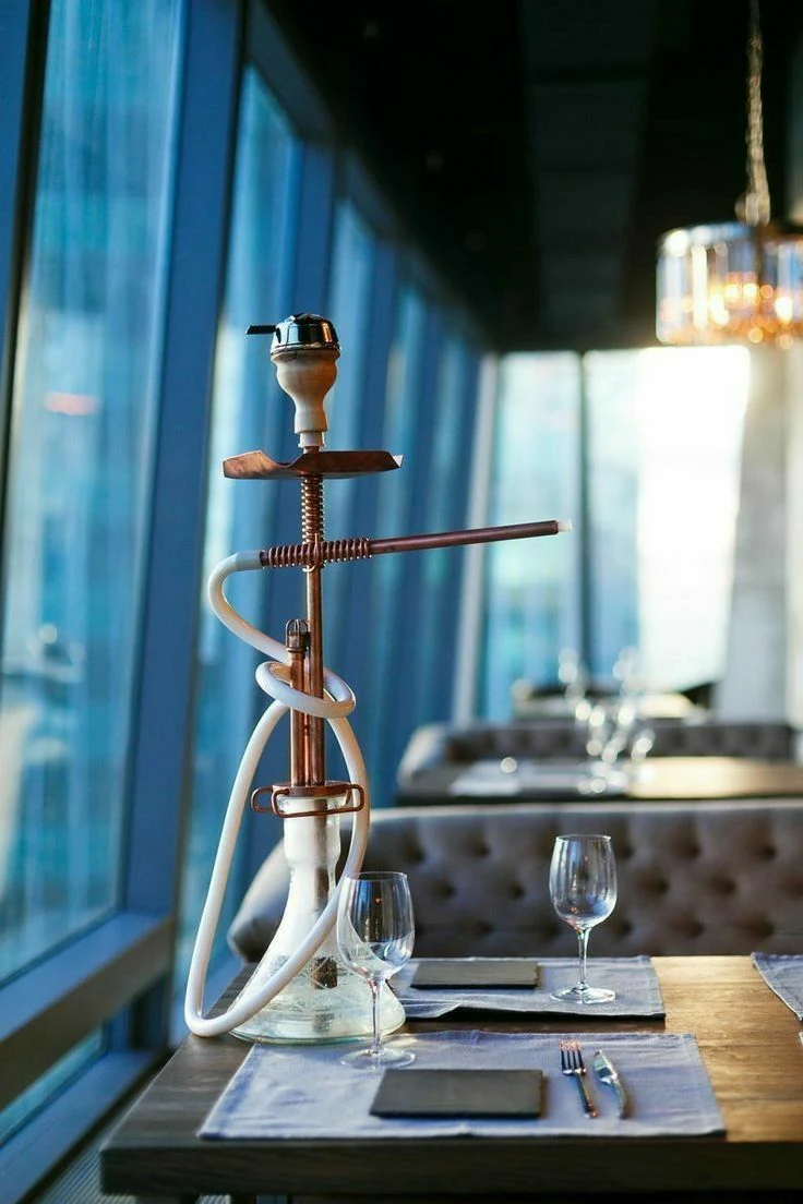Hookah in a private villa lounge