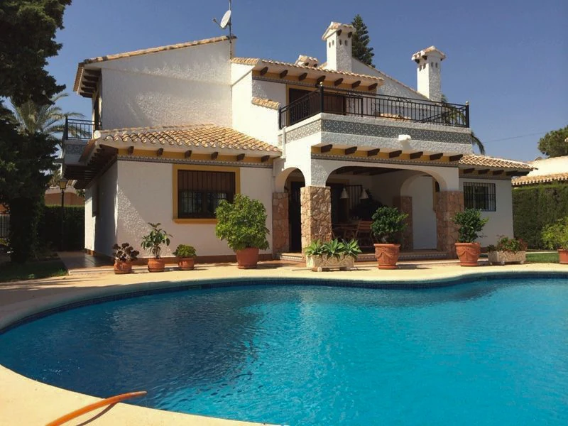 A villa with a pool near Marbella